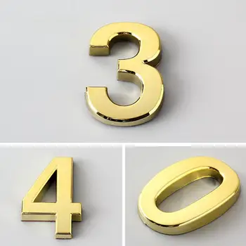 Autoadezive, Casa Numărul de Litere ale Alfabetului englez pentru Apartament Ușa Camerei Placa Doorplate Tabelul Numărul Mesageriei Autocolante