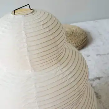 Simplu Noptiera Dormitor Decorare Birou Lumină Nordic Wabi Sabi Felinar Lampa De Masă Lampă Pentru Camera De Zi Lampa Din Hârtie
