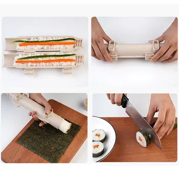 Sushi Maker DIY Sushi de Luare a Mașinii Sushi Rapid Bazooka Japoneză Laminate Orez Carne de Mucegai Gadget-uri de Bucătărie Sushi Instrument de Sushi Maker