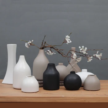 Zen japonez Vaza Ceramica, Chineză Modernă Acasă Mobilier-Antichitati Rafturi, TV Cabinet Decoratiuni