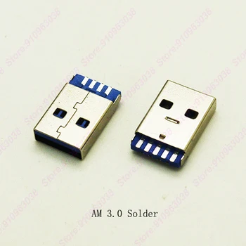 5pieces USB 3.0 Tip b Conector de Mare viteză de Transmisie de Date USB 3.0, Jack de Încărcare Priză de Lipire