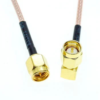 SMA Plug de sex Masculin Să-SMA Male Unghi Drept RA Coaxial RF RG316 Cablu Mulțime RF Jumper Coadă