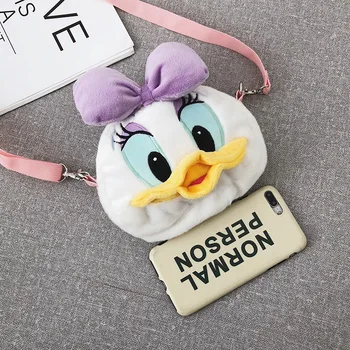 Disney Noi Pluș Sac Fată De Desene Animate Daisy Donald Duck Papusa Sac De Mesager Personalizat Telefon Mobil Sac